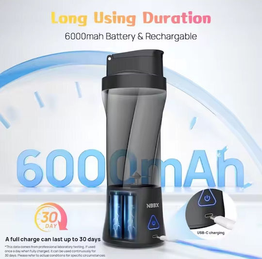 Sprint Booster Blender with Tritan Jug 700 ml Black Tritan 6