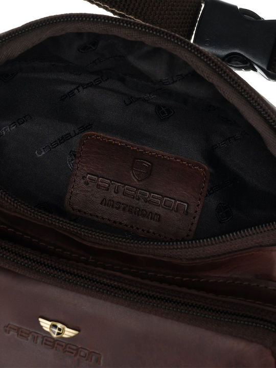 Magazin online pentru bărbați Piele Bum Bag pentru Talie Maro