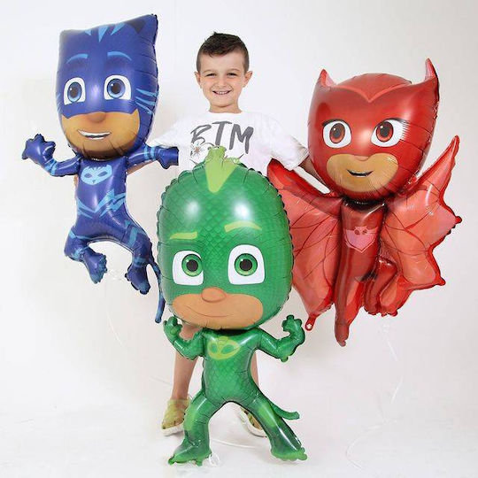 Μπαλόνι Γενεθλίων PJ Masks Foil Jumbo Κόκκινο 92εκ.