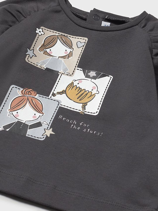Kids' Shirt Long Sleeve Gray