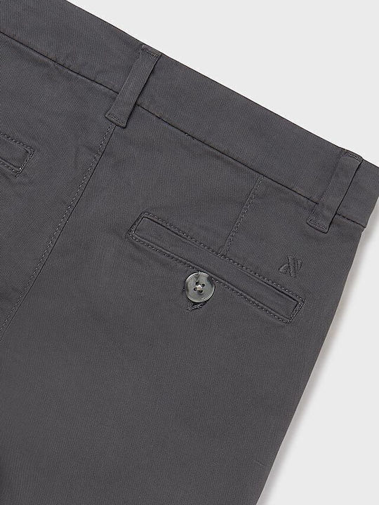 Kinder Hose Chino Stoff Gray Basic