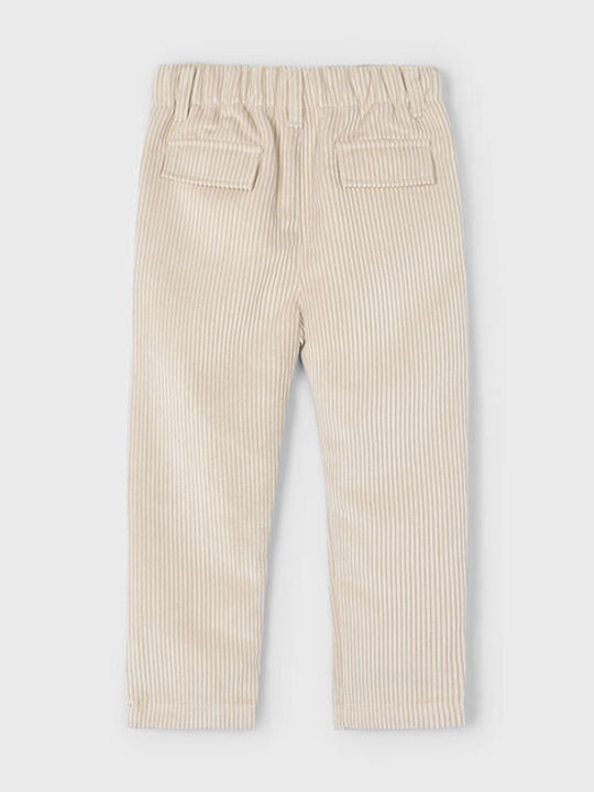 Kids' Corduroy Pants Light Grey