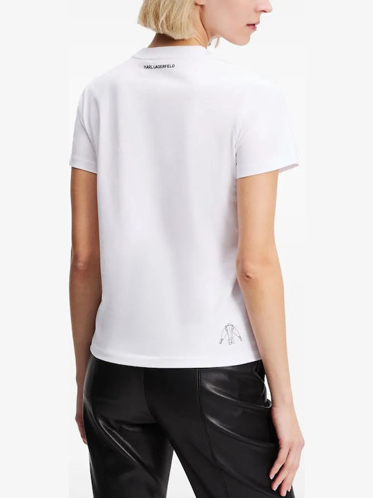 Karl Lagerfeld T-shirt Бяла