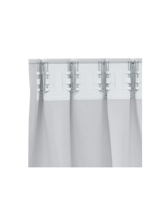 vidaXL vidaXL Vorhänge Fenster mit Bleistiftfalten Grau 140x260cm