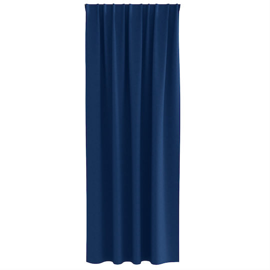 vidaXL Комплект Пердета И Завеси С Плик С Писалка Сини 140x245см