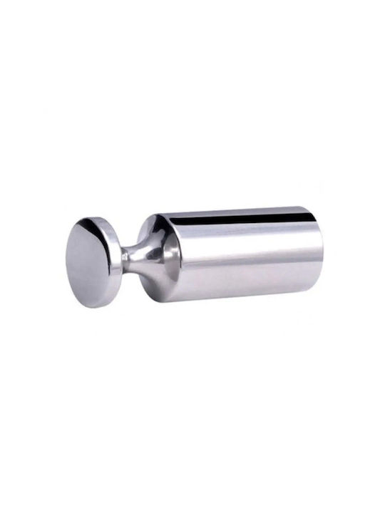 Straight Towel Bathrobe Hook Kapitan Classico Stainless Steel Inox 18/10 Aisi304