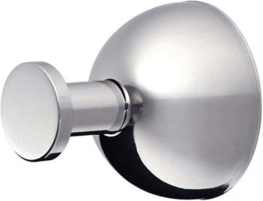 Kapitan Кука За Банята Едно С Винтове 4.5x4.5см Inox Сребрист