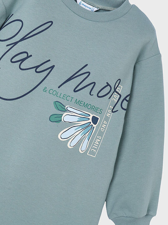 Play Children's Dress Sweatshirt Long Sleeve Green