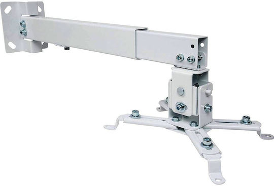 Manhattan Βάση Projector Τοίχου ICA-PM 16 με Μέγιστο Φορτίο 20kg Ασημί