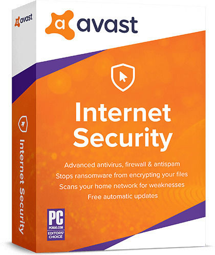 Avast! Internet Security 2019 für 1 Gerät und 2 Jahre Nutzung (Elektronische Lizenz)