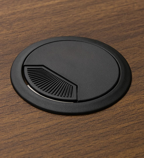 Desk Grommet Round Hafele Φ-80mm Plastic Black 223-5123917#80