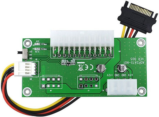 Atx 24-pin Dual Psu Power Sync Starter Extender Cable Bitcoin 17050