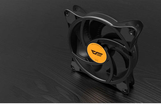 Darkflash D1 Case Fan 120mm 1100rpm 33cfm with RGB Lighting and 4-Pin Molex Connection