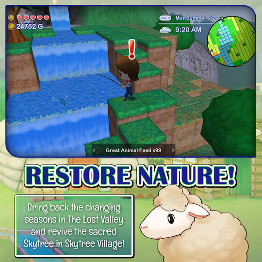 Harvest Moon:The Lost Valley & Skytree Village Switch Game
