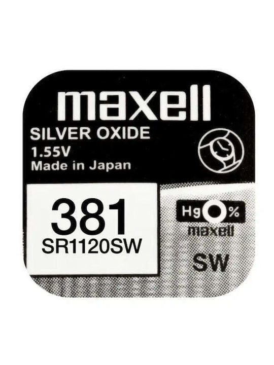 Maxell Сребърна Батерия Sr Sr1120sw 1.55v 1 Бр