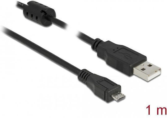 DeLock 82299 Regulär USB 2.0 auf Micro-USB-Kabel Schwarz 1m (82299) 1Stück