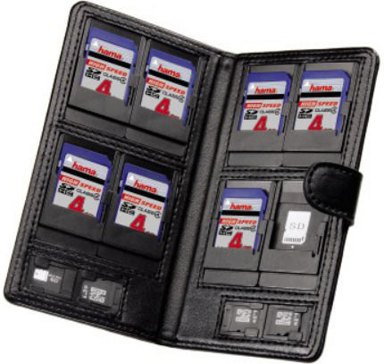 HAMA Vegas SD/micro SD Husă pentru carduri de memorie