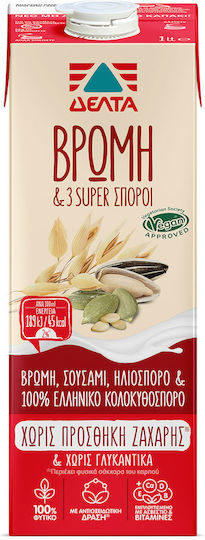 Hafergetränk 3 Super Seeds 1 Lt Joghurt Dessert Vitaline Pfirsich 0% Fett 3x180 G Delta 20%