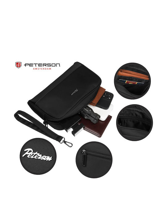 Herrentasche Handtasche Schwarz