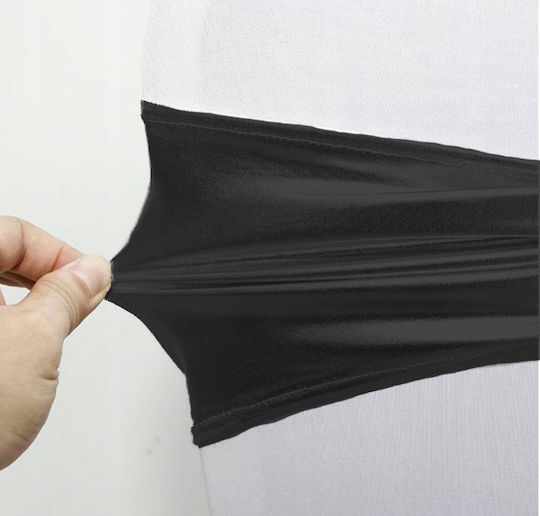 Meble odNowa Elastic Cover for Chair Black 14x50cm 1pcs