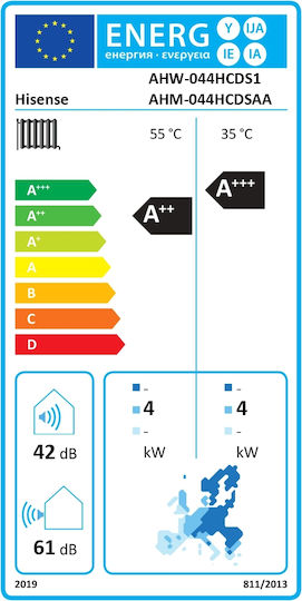 Hisense Ahw-044hcds1 Hi-therma 4.4 Kw Heat Pump Split Type Outdoor Unit