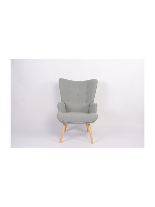 Amaranthus Sessel mit Fußhocker Braun 98x70x77cm