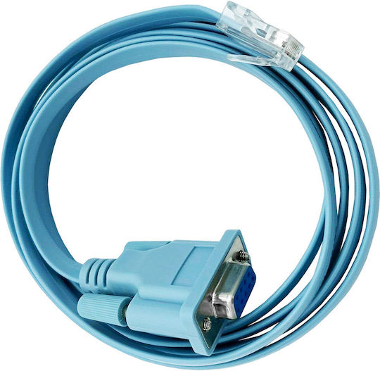 Cisco Καλώδιο RJ45 male σε RS232 9-pin female 1.8m (CAB-CONSOLE-RJ45) 1τμχ