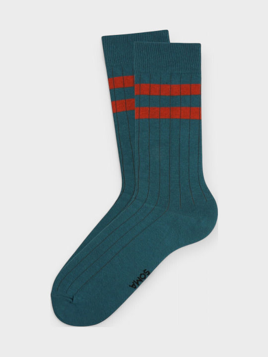 Soma Socks Ανδρικές Κάλτσες με Σχέδια Πολυχρωμο 3Pack