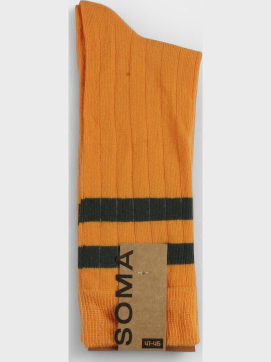 Soma Socks Ανδρικές Κάλτσες με Σχέδια Πολυχρωμο 3Pack