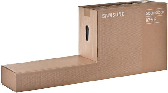Samsung HW-B750F Soundbar 5.1 Bluetooth και HDMI με Ασύρματο Subwoofer και Τηλεχειριστήριο Μαύρο