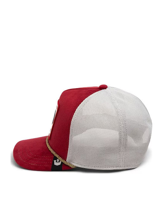 Cap Jockey Strass Jewel Garnet Rooster Red Goorin Bros