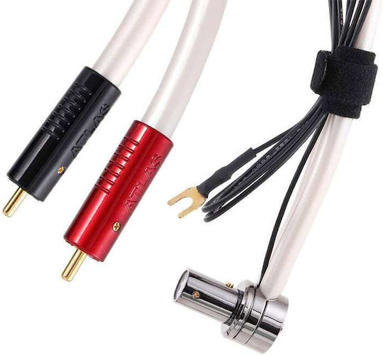 Atlas Cables Equator Achromatic Cablu RCA de sex masculin - RCA de sex masculin 0.5m