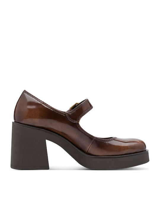 Brown Heels with Strap
