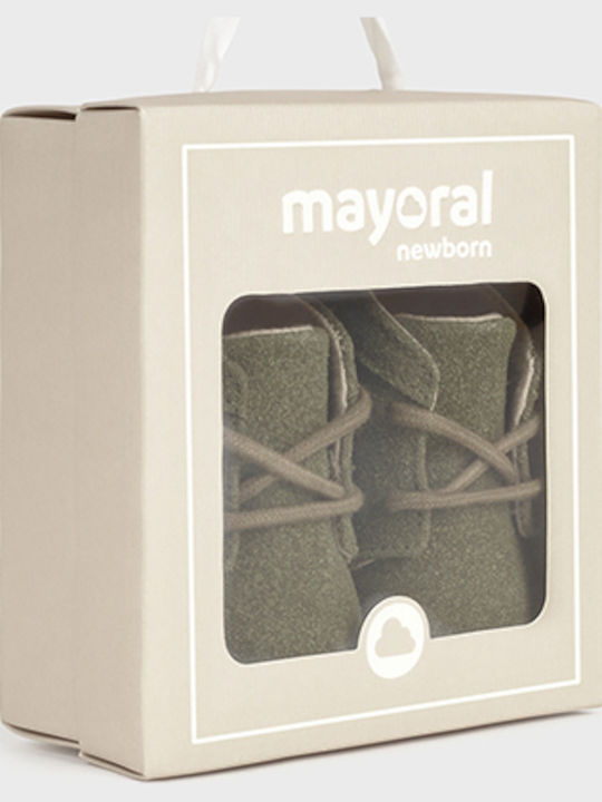 Mayoral Baby Booties Green