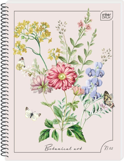 interDRUK Carnet Spiral A4 Hârtie grafică Alb