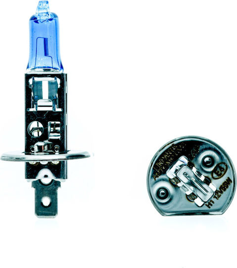 Einparts Lămpi Autoturismului H1 Halogen 6000K Alb rece 12V 55W 2buc