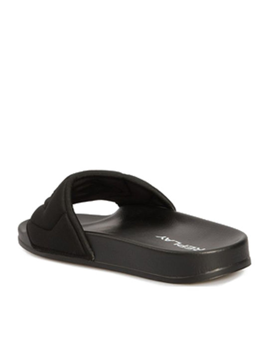 Men's Black Slides