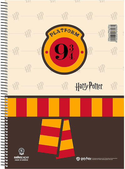 Salko Paper Spiral Notebook Ruled A5 3 Subjects 1pcs