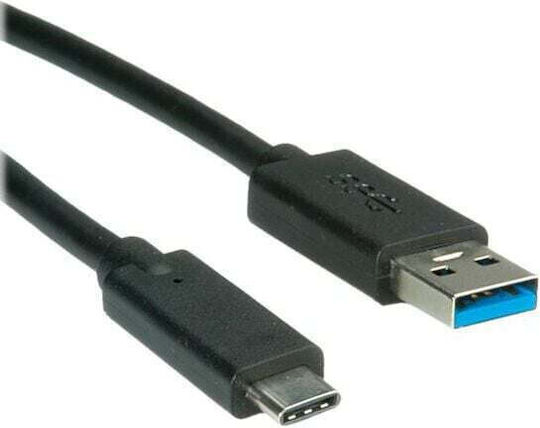 Roline USB 3.1 Cable USB-C male - USB-A Black 1m (11.02.9011)