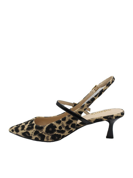 Brown Heels Animal Print