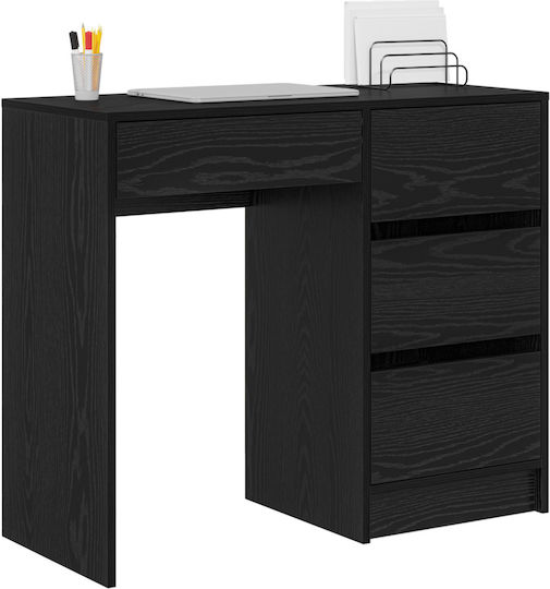 Writing Desk Black Oak Black Oak Particle Board Laminate 90x37.5x75 cm