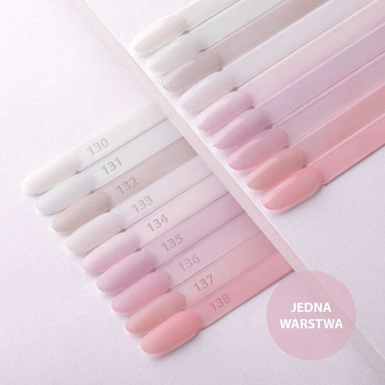 Molly Nails Хибриден Лак За Нокти Френски Маникюр Праскова Hema/di-hema Free 8г № 138