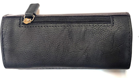 Amalfi Тютюнева чанта със закопчаване leatherette pattern