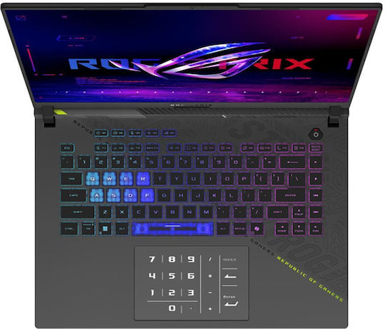 Asus ROG Strix G16 G614FR 16" QHD+ 240Hz (Ryzen 9-9955HX3D/32GB/1TB SSD/GeForce RTX 5070 Ti/Windows 11 Pro) (Английски (САЩ) Клавиатура)