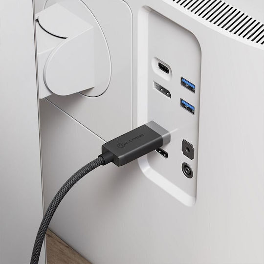 Alogic Cable DisplayPort male - HDMI male 3m Μαύρο (FUDPHD2-SGR)