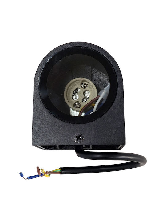 Powertech Wall-Mounted Outdoor Light GU10 IP65 6.7x7.5x8εκ.