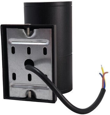 Powertech Стенно Външно Осветително Тяло GU10 IP65 6.5x6.5x12εκ.