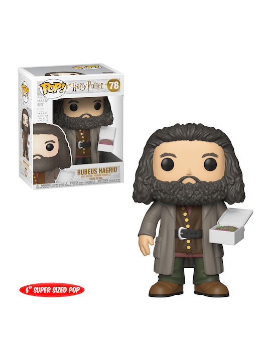 Funko Поп! Филми: Rubeus Hagrid Със сладкиш за рожден ден Супер голям 10"​ (25cm)