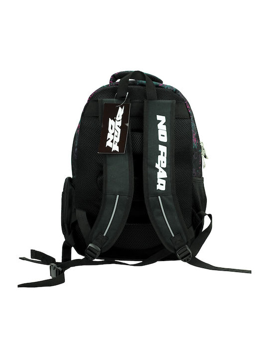 No Fear Backpack School Bag Backpack Elementary, Elementary Multicolour with Water Bottle Holder