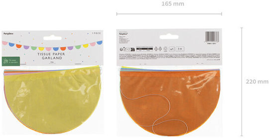 Multicolored Semi-Circle Garland